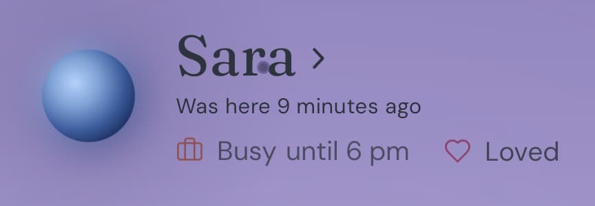 Sara on Lune’s Home: Busy until 6 pm, and Loved.
