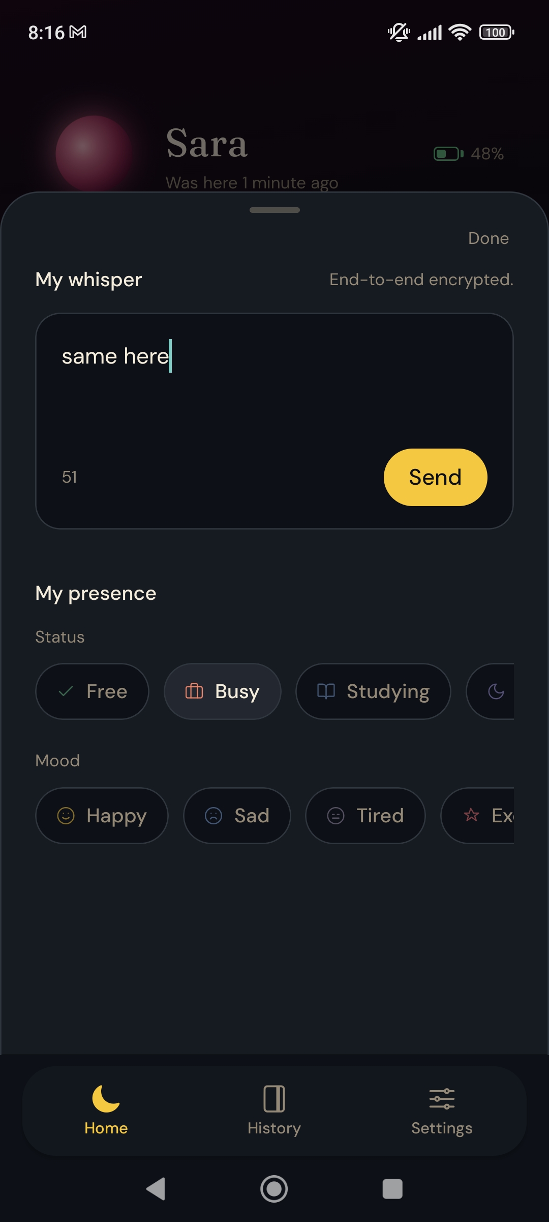 Writing a whisper in Lune
